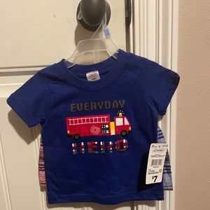 Newborn 0/3 months boys summer outfit.